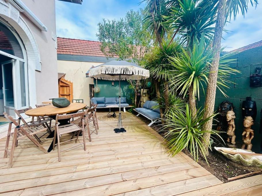 Villa8Pers 3'Piedplage Pleincentre Piscine Parking Arcachón Exterior foto